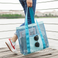 Piscina de viaje de gran capacidad personal personalizada PU impermeable PU plegable Bolsa de bolsillo de bolsillo de bolsillo con cremallera con cremallera con bolsas